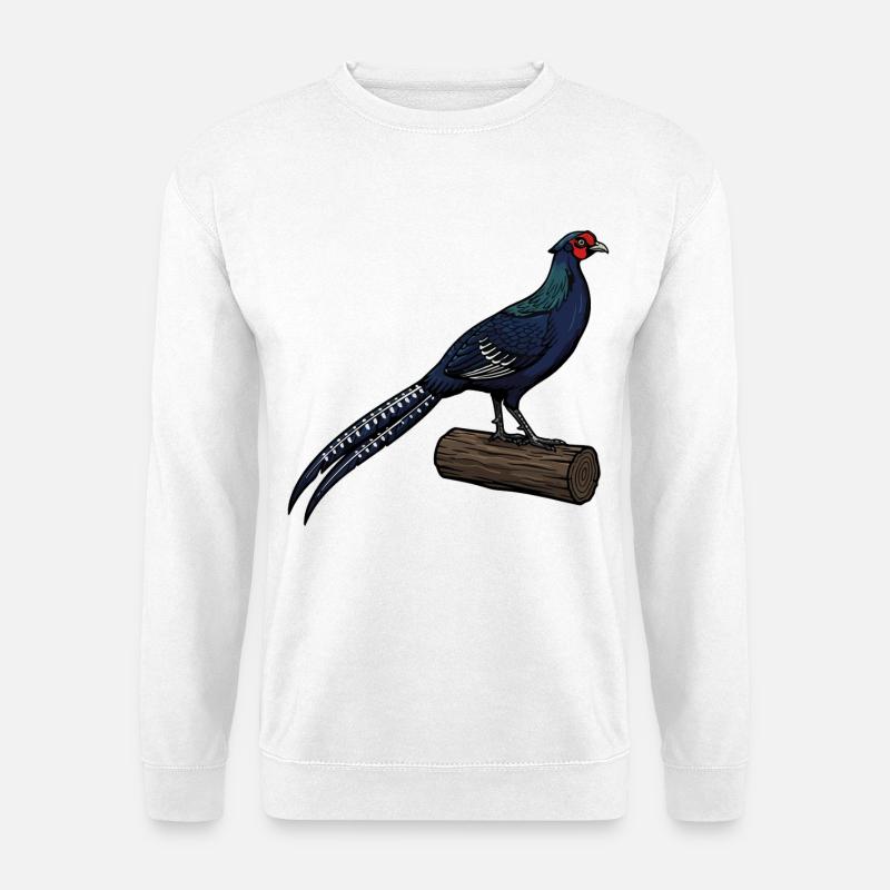 Purple Pheasant Majestic Wilderness - Unisex Pullover - Weiß