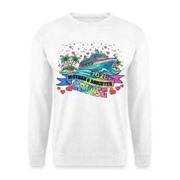 Croisière mère-fille Croisière en famille - Sweat-shirt Unisexe - blanc - Devant