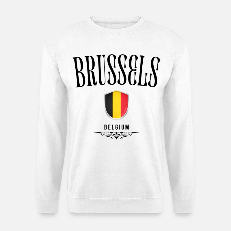Souvenir Brussels, elegant design Brussels - Unisex Sweatshirt - white