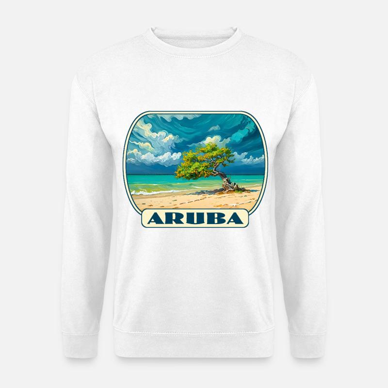 Aruba - Unisex Pullover - Weiß