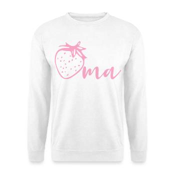 Erdbeeren Oma - Unisex Pullover - Weiß - Vorne