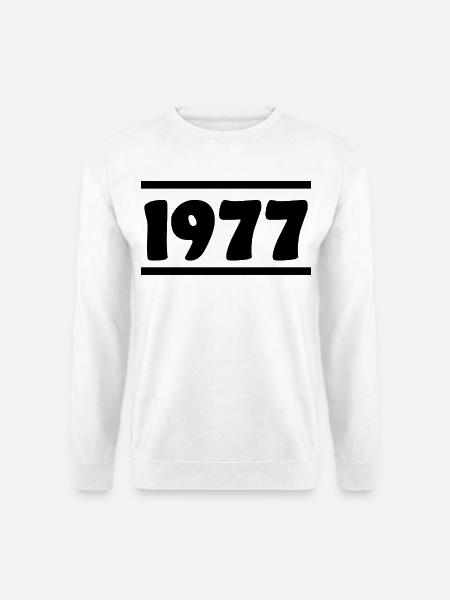 1977 Geburtstag 1977  - Unisex Pullover - Weiß