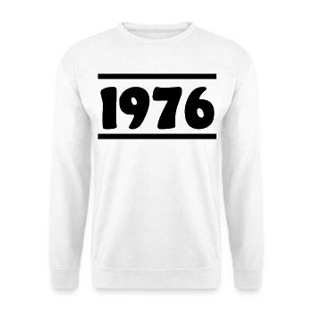 1976 Birthday 1976 - Unisex Sweatshirt - white - Front
