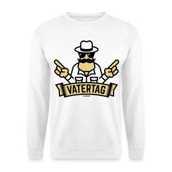 Vatertag Handzeichen (Männertag / Herrentag / 2C) - Unisex Pullover - Weiß - Vorne