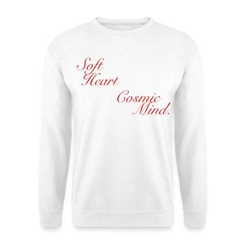 Soft Heart Cosmic Mind - Sweat-shirt Unisexe - blanc - Devant