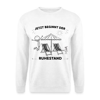Eine Legende geht in den wohlverdienten Ruhestand - Unisex Pullover - Weiß - Vorne