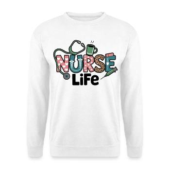 Nurse Life Gift Gift Idea - Unisex Sweatshirt - white - Front