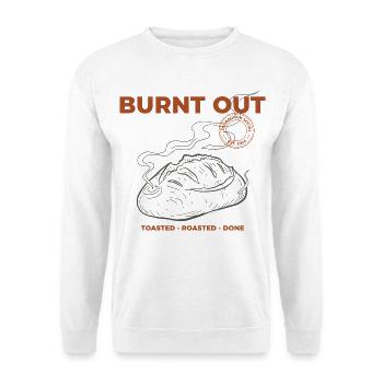 Pain au levain Baking Baking Burned Age Burned Baker Ère - Sweat-shirt Unisexe - blanc - Devant