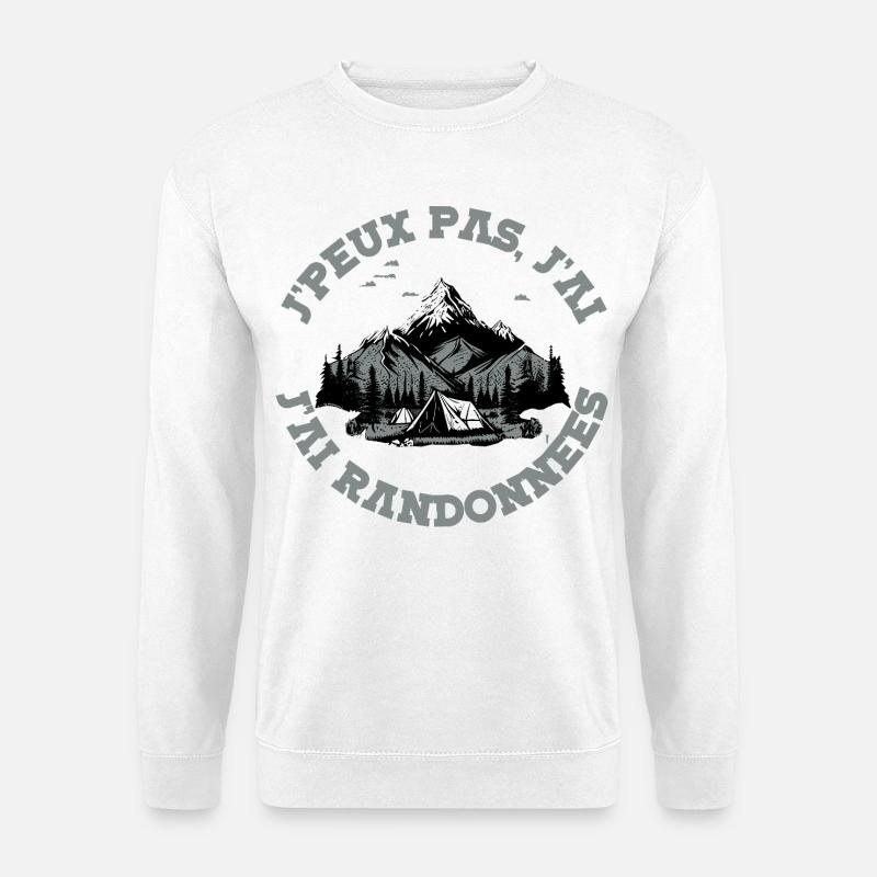 Night Mountain & Camping - Unisex Sweatshirt - white
