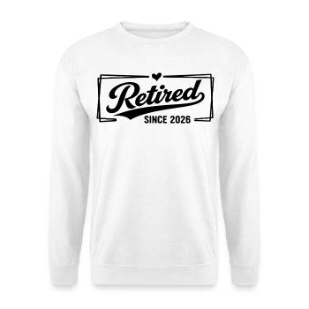 Legendärer ehemaliger Schlagzeuger, der noch im Rhythmus ist - Unisex Pullover - Weiß - Vorne