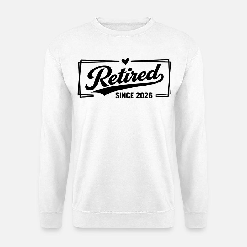 Legendary retired drummer still in rhythm - Unisex Sweatshirt - white