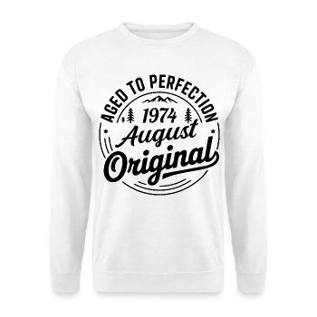 August 1974 – Legende der Gipfel und Berge - Unisex Pullover - Weiß - Vorne