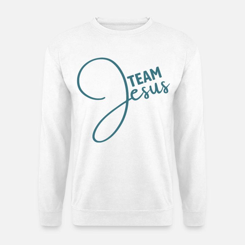 Team Jesus | Glaube | Religion - Unisex Pullover - Weiß