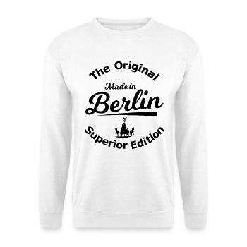 Zuhause in Berlin - Unisex Pullover - Weiß - Vorne