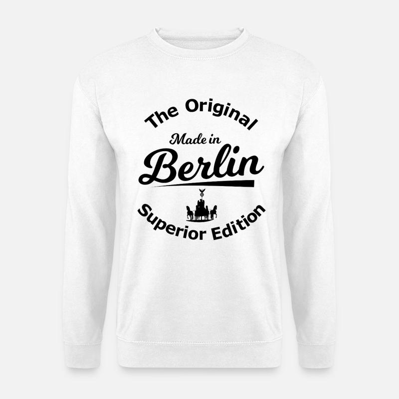 Zuhause in Berlin - Unisex Pullover - Weiß