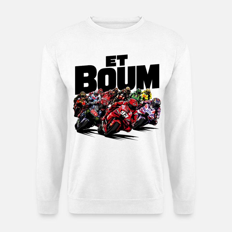 UND ZACK - Unisex Pullover - Weiß