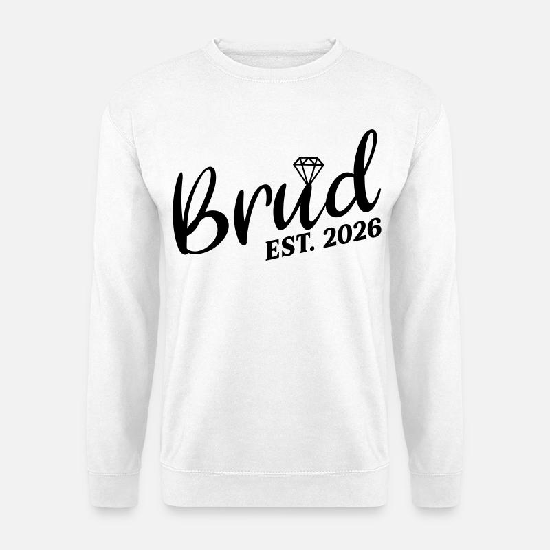 Swedish bride 2026 - Unisex Sweatshirt - white