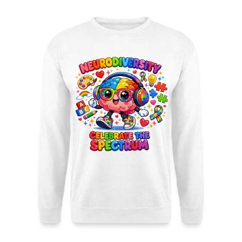 Neurodiversität Autismus Stars Kind - Unisex Pullover - Weiß - Vorne