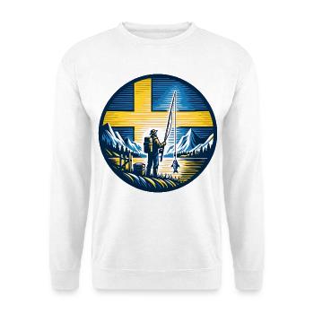 Sweden Anglers - Unisex Sweatshirt - white - Front