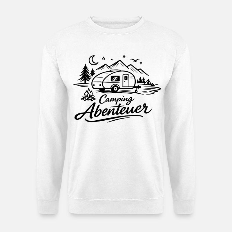 Camping Adventure - Unisex Sweatshirt - white