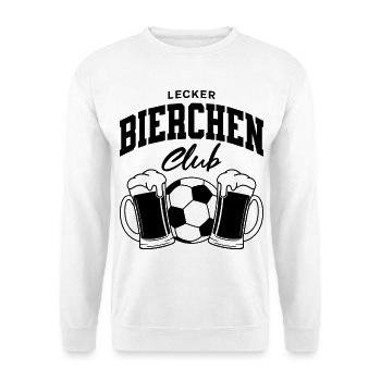 Lecker Bierchen Club - Unisex Pullover - Weiß - Vorne