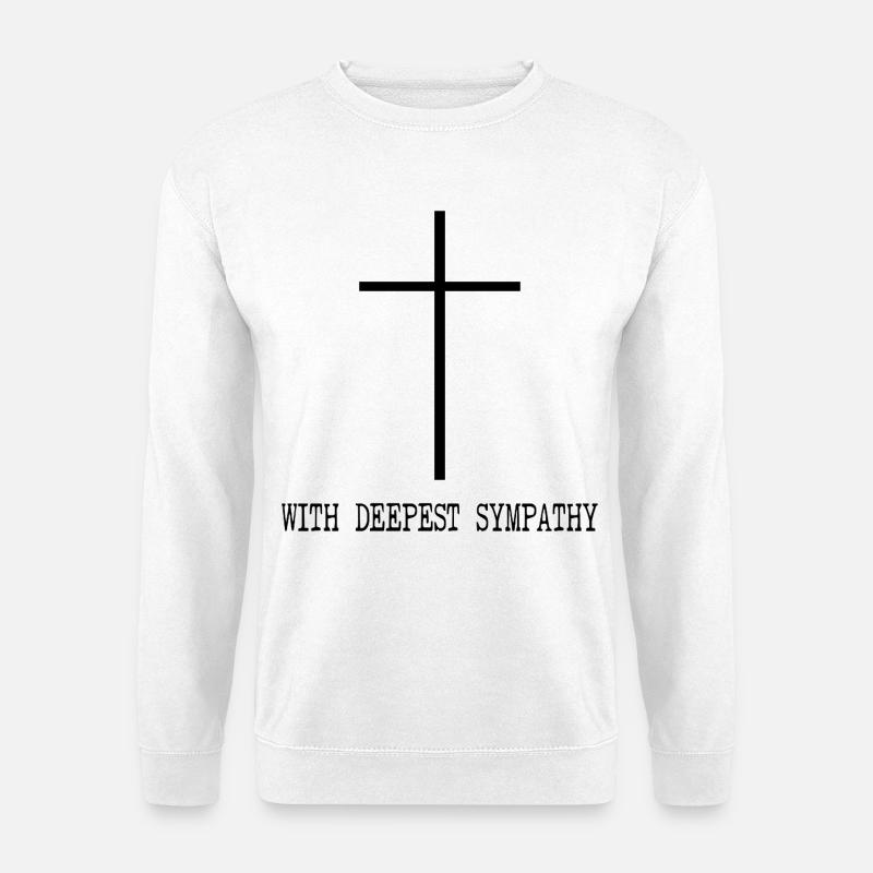 Heartfelt Condolences - Unisex Sweatshirt - white