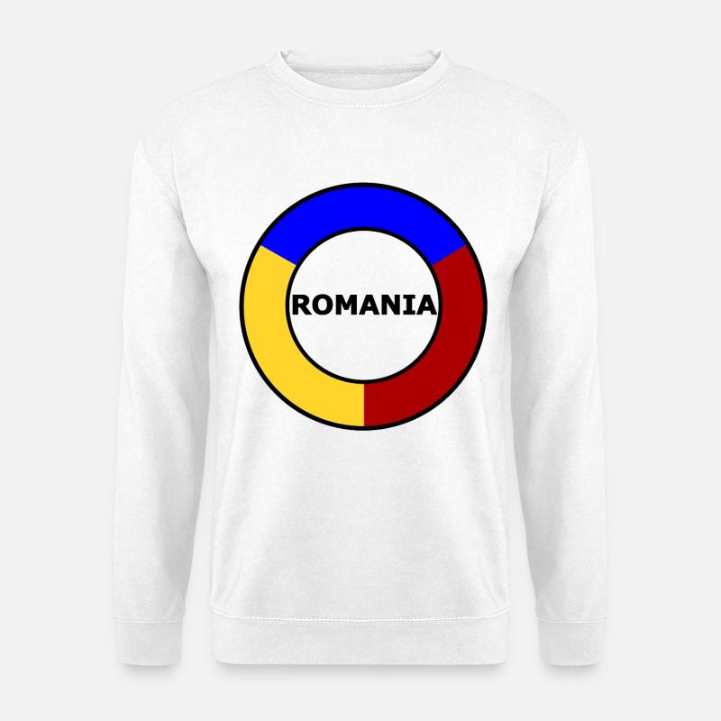 Farbkreisring Primärfarben - Unisex Pullover - Weiß