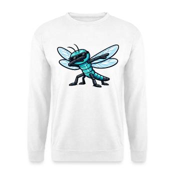 Dab de la Libellule - Sweat-shirt Unisexe - blanc - Devant
