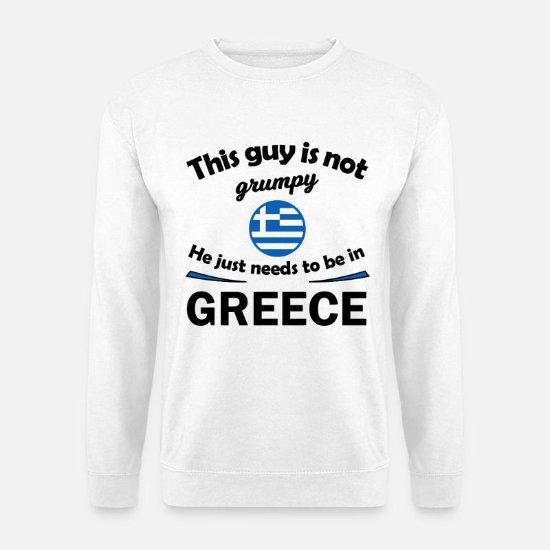 Griechenland Fans - Unisex Pullover - Weiß