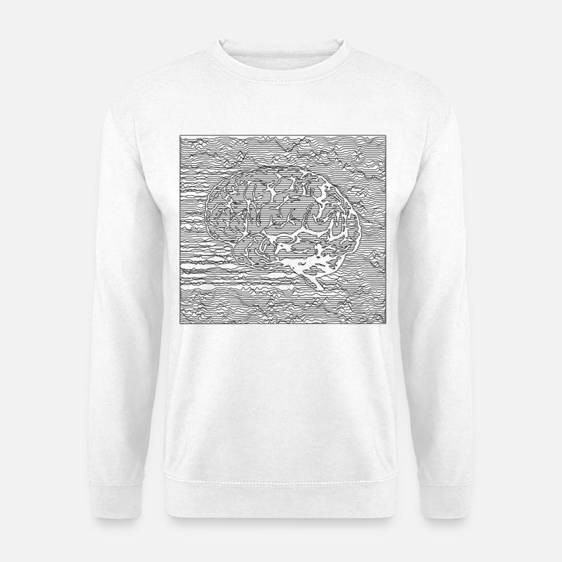 Tranquil Brain - Black - Sweat-shirt Unisexe - blanc