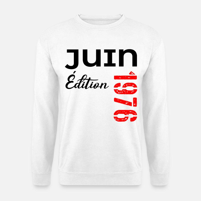 Juni 1976 – 50-jähriges Jubiläum - Unisex Pullover - Weiß