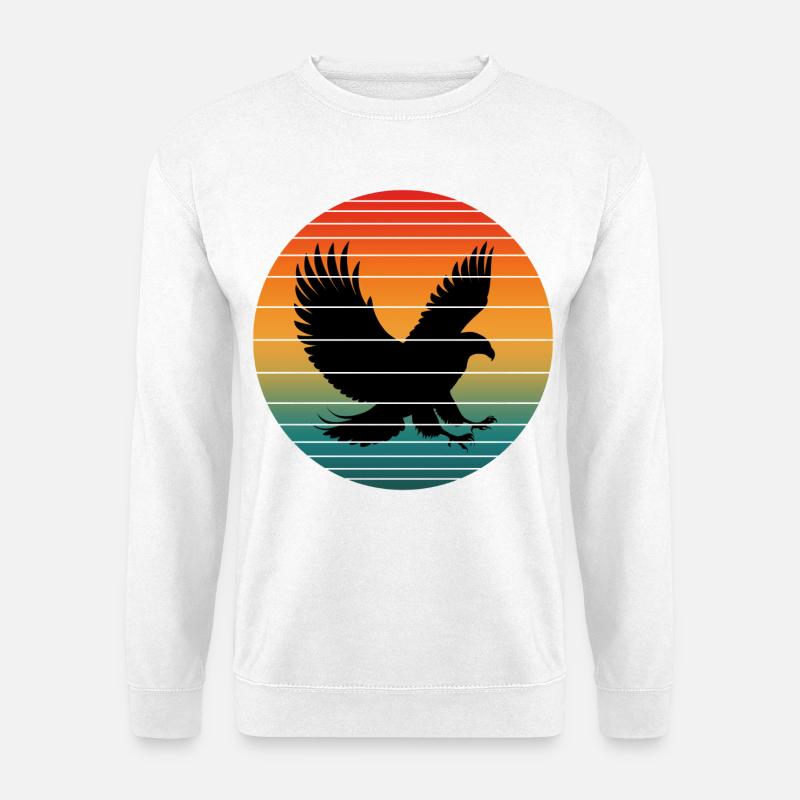 VINTAGE EAGLE - Unisex Sweatshirt - white