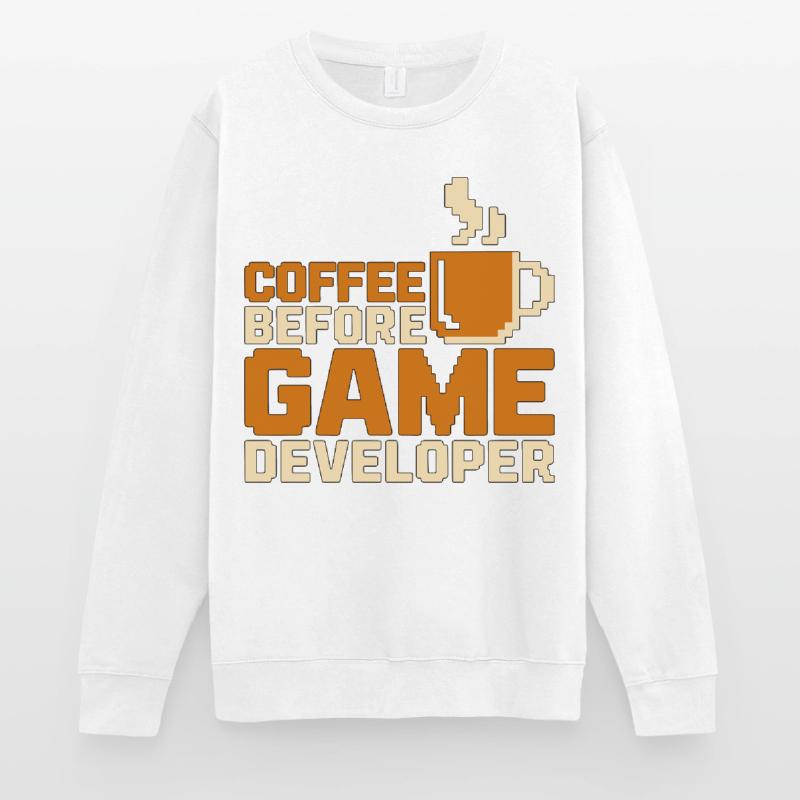 Game Developer Coffee Game Programmer Coffee Lover Unisex Pullover