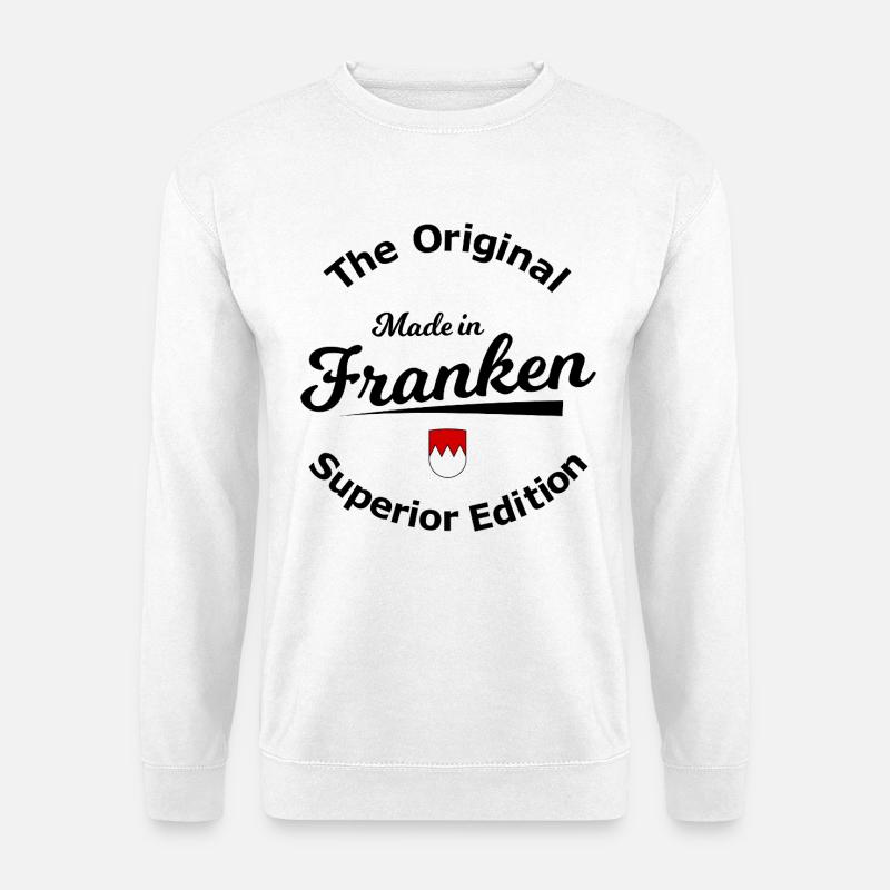 Rotkamm Emblem Franken - Unisex Pullover - Weiß