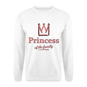 Princess of the Family - Unisex Sweatshirt - white - Front