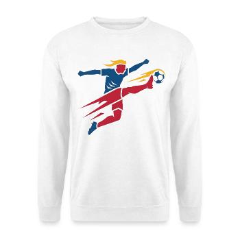 Tournoi sportif Epic Soccer Player Graphic 2026 - Sweat-shirt Unisexe - blanc - Devant