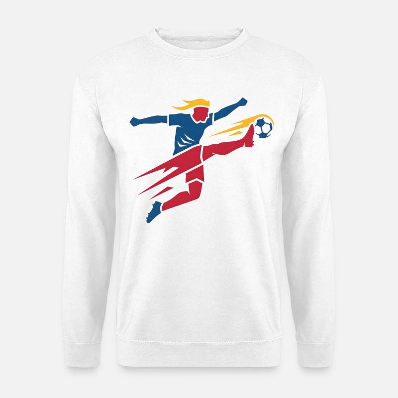 Epic Soccer Player Graphic Sportturnier 2026 - Unisex Pullover - Weiß