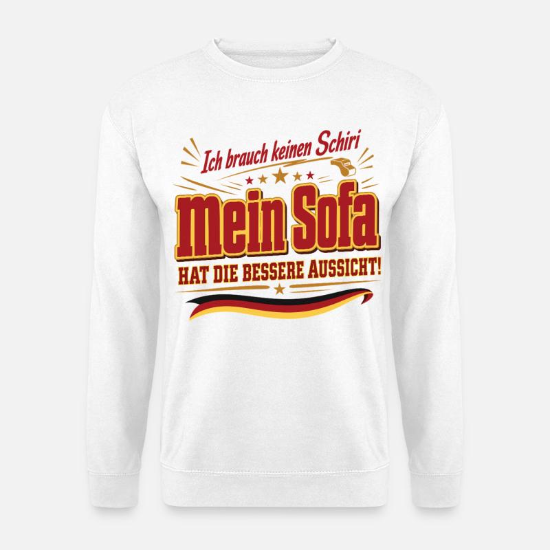 Ich brauch keinen Schiri - Unisex Pullover - Weiß