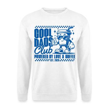 Club des papas cool - Cadeau de la fête des pères 2026 - Sweat-shirt Unisexe - blanc - Devant