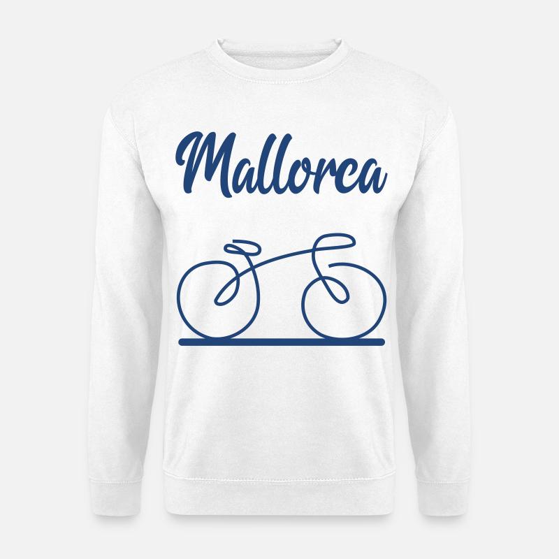 Mallorca Fahrrad Rad - Unisex Pullover - Weiß