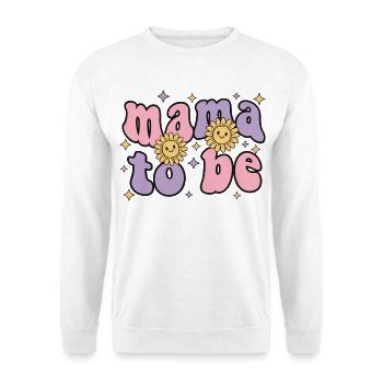Geschlechterenthüllung: Mama wird Baby-Party-Team-Mädchen - Unisex Pullover - Weiß - Vorne