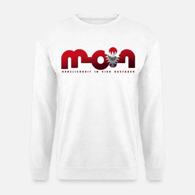 Moin - Unisex Pullover - Weiß