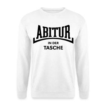 Abitur – In Der Tasche (Abiturient Abi Konkav B) - Unisex Pullover - Weiß - Vorne