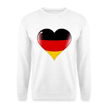 ALLEMAGNE ALLEMAGNE EUROPE FAN DE SPORT ALLEMAND - Sweat-shirt Unisexe - blanc - Devant