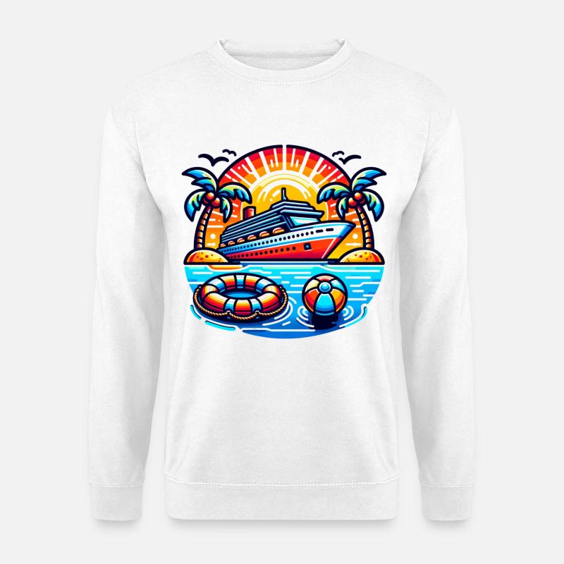 Kreuzfahrt  - Unisex Pullover - Weiß