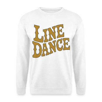 Line Dance Vibes - Unisex Sweatshirt - white - Front
