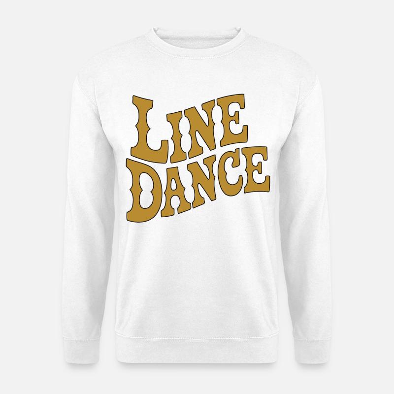 Line Dance Vibes - Unisex Sweatshirt - white