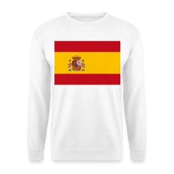 ESPAGNE ESPAGNE EUROPE FAN DE SPORT ESPAGNOL - Sweat-shirt Unisexe - blanc - Devant