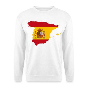 ESPAGNE ESPAGNE EUROPE FAN DE SPORT ESPAGNOL - Sweat-shirt Unisexe - blanc - Devant
