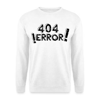 Error 404 - Unisex Sweatshirt - white - Front